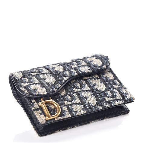dior saddle bag card holder